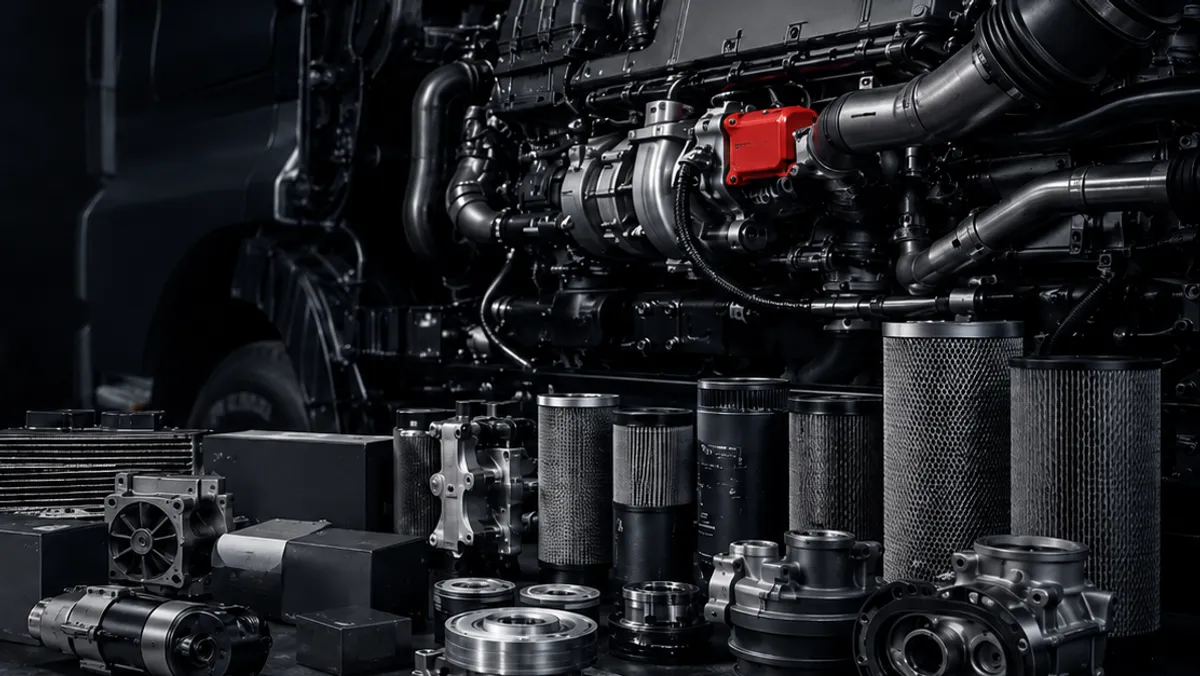 MAN truck engine and genuine spare parts
